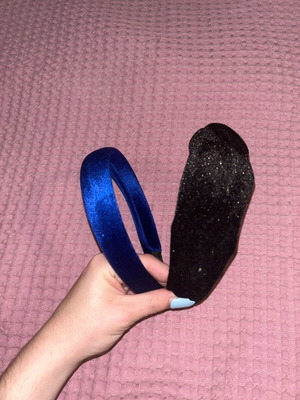Headbands like new velvet fabric, set of 2