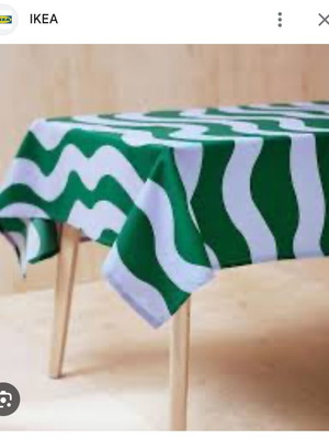 IKEA Tabberas Tablecloth 145 x 240 washable new