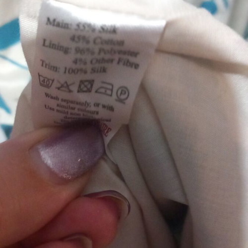 Monsoon summer dress used, white and turquoise, size 20