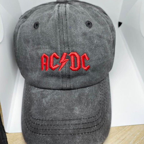 AC/DC Vintage Style Cap with Embroidered Logo like new