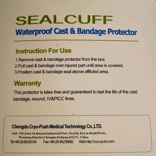 Waterproof hand cover new, adjustable up to the shoulder