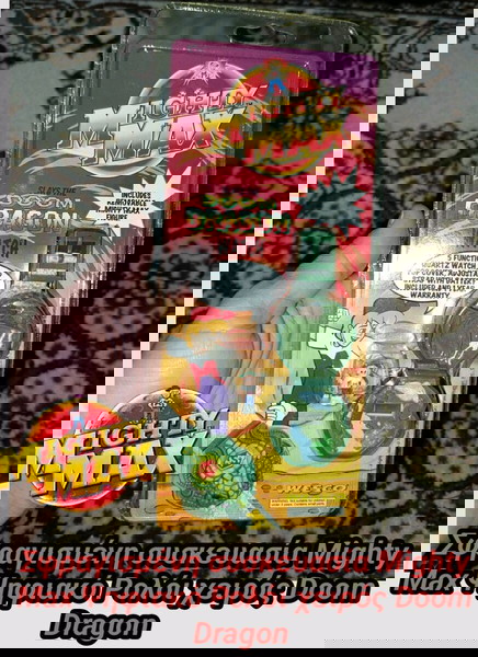 Mighty Max Digital Watch Doom Dragon Sealed Σφραγισμένο wesco bluebird mattel polly Pocket