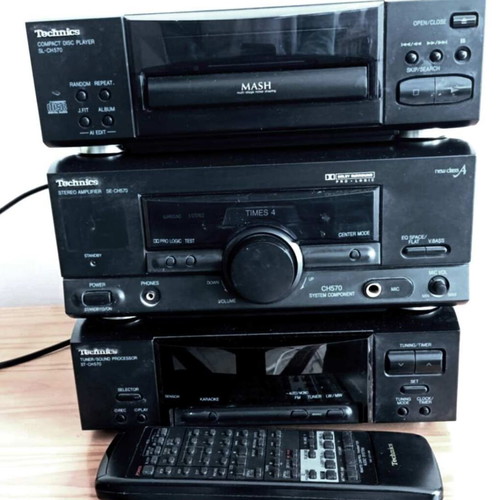 Technics στερεοφωνικό σετ 3 τεμαχίων CH570 μεταχειρισμένο με remote