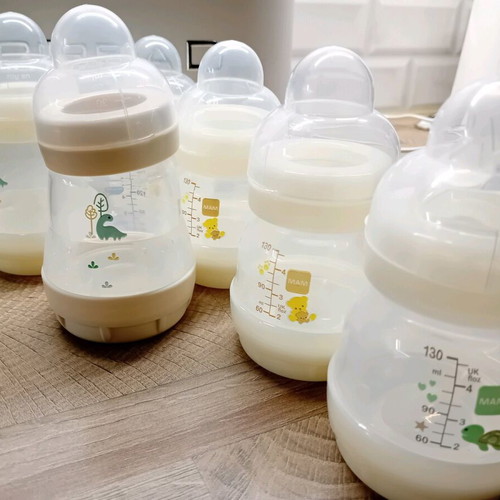 Mam anti-colic bottles slightly used, 2x160 ml and 4x130 ml