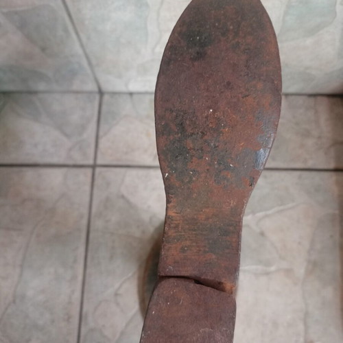 Cobbler's Anvil vintage Soviet iron used, 5kg 28.8 cm