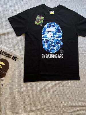 A Bathing Ape μπλούζα καινούργια, μέγεθος M, μαύρο και μπλε