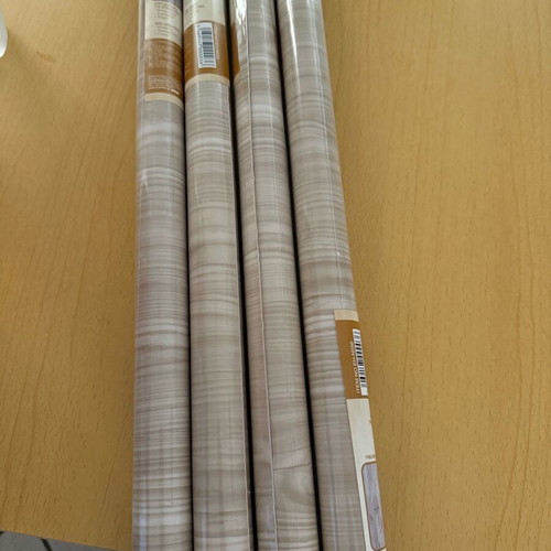 PVC adhesive roll new, oak color, set of 4 rolls