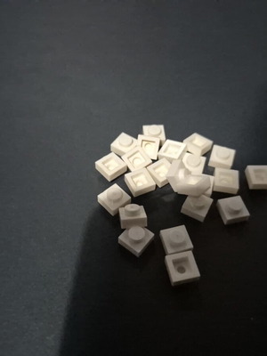 Lego 1x1 tile white pack of 23 pieces new