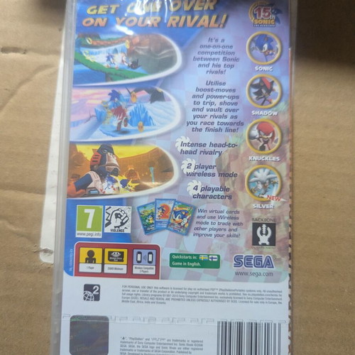 Sonic Rivals Essential Sony PSP PlayStation new