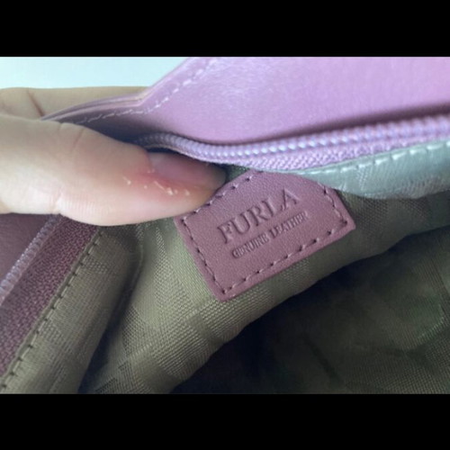 Furla Lilac Heart Crossbody Bag new, genuine leather