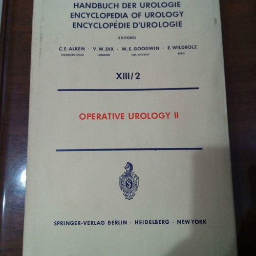 Operative Urology II book used, English