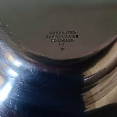Vintage silver plated serving tray Walker & Hall Sheffield like new