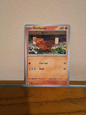 Pokemon Card Sizzlipede new