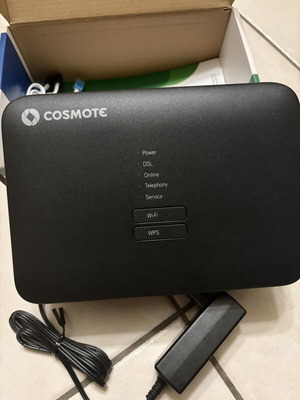 Router Cosmote Speed Port Plus 2, ελάχιστα χρησιμοποιημένο