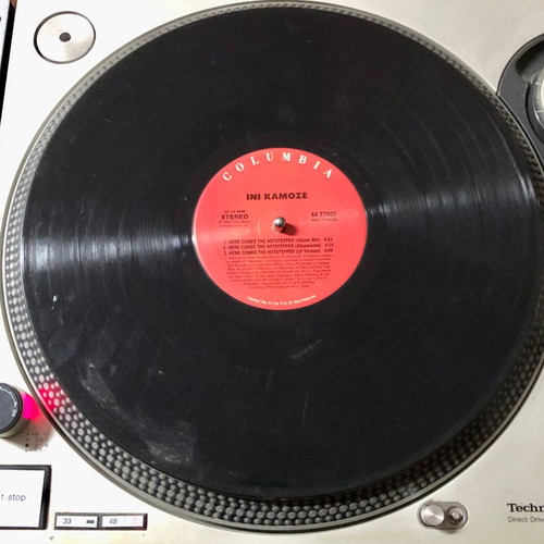 Ini Kamoze Here Comes The Hotstepper vinyl used, Hip-Hop