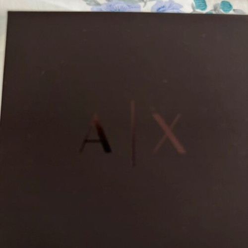 Armani Exchange men's watch with automatic mechanism, black
