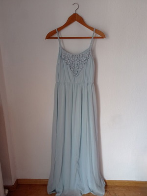 Zara blue maxi dress Trafaluc, like new, size M