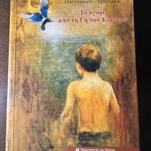The Boy from the Land of the Cicones book like new, by Afroditi Tsetlaka-Evangelidou