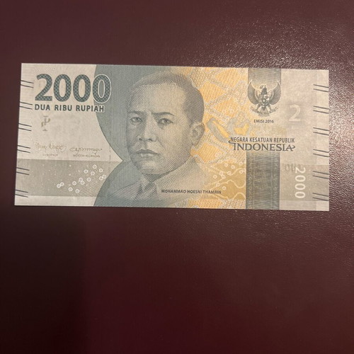 Indonesian 2000 Rupiah banknote uncirculated 2016