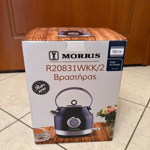 Morris Retro kettle 1.7lt 2200W black new