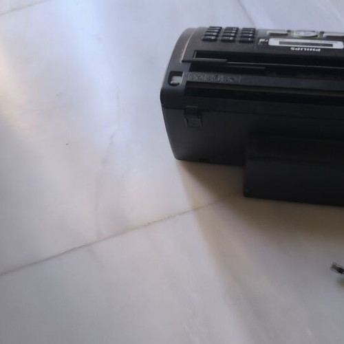 Philips fax phone used, fully functional, black wired