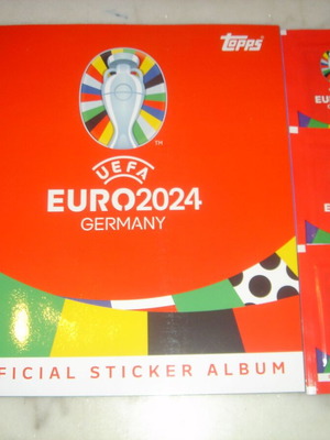 UEFA EURO 2024 Germany Swiss Edition album with three packs new