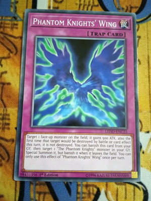 Phantom Knights' Wing μεταχειρισμένη Normal Trap κάρτα Yugioh