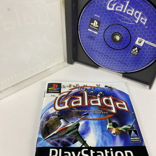 Galaga PlayStation 1 PS1 game used, complete, English