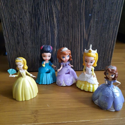 Sofia the First princess figures, set of 5