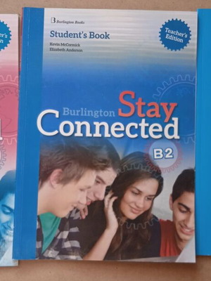 Burlington Books Stay Connected B2 Teacher's Pack like new, 3 books with solutions