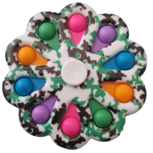 Fidget Spinner Pop It New Multicolor Stress Relief Toy