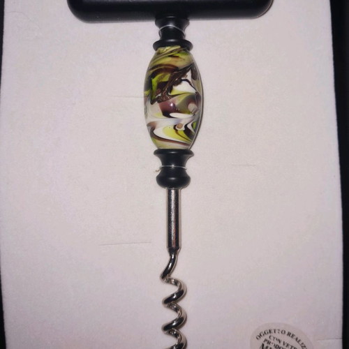 Murano glass corkscrew new
