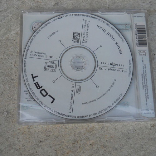 Loft Long John Silver CD maxi-single like new, electronic