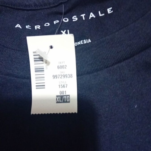 Aeropostale men's t-shirt new, gray, size XL