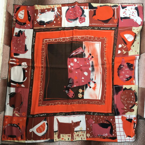 Loredano 100% silk scarf vintage, like new