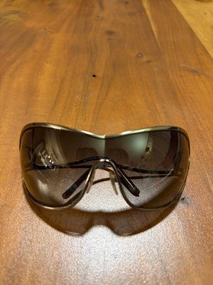 Bulgari silver sunglasses like new with original case