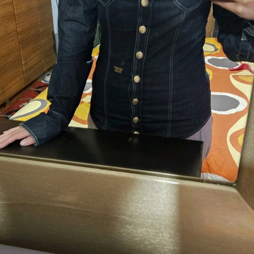 Denny Rose women's denim shirt like new, blue, size L