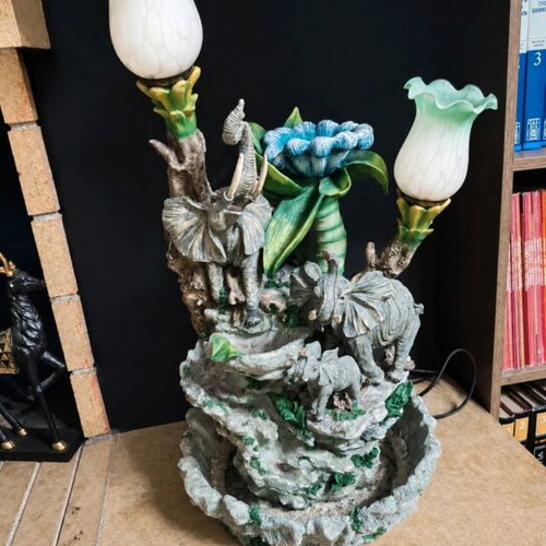 Table fountain 62 cm with lighting