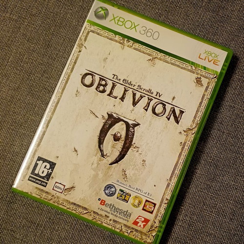 The Elder Scrolls IV Oblivion Xbox 360 game used with manual and map