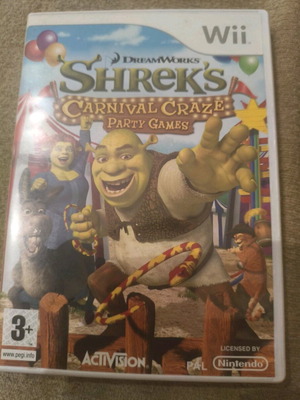 Shrek’s Carnival Craze Party Games Nintendo Wii like new