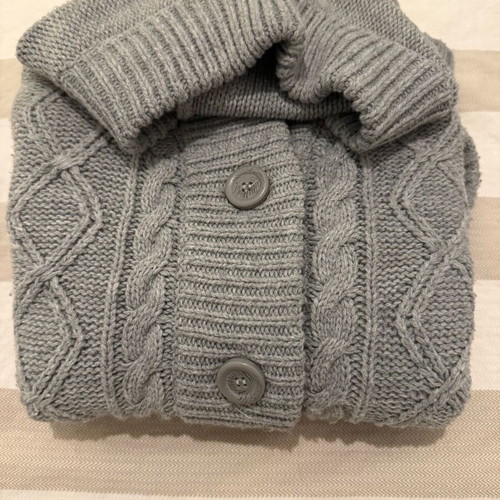 Knitted cardigan Oysho with buttons and hood, like new, size M