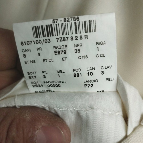 Beige sugar suit 2XL with XL shirt like new CC Corneliani