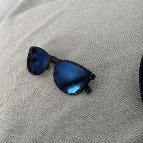 Emporio Armani EA 4089 sunglasses used, blue mirror lenses