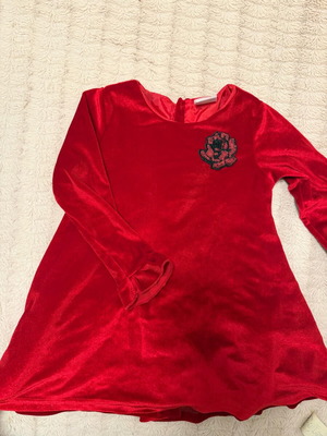 Matou france dress 3 years like new, red