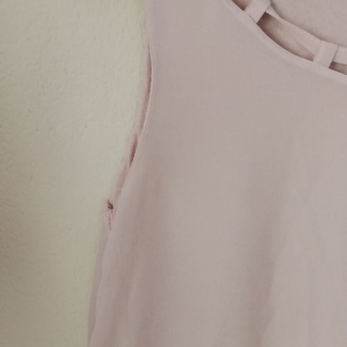 Sleeveless top pink used, airy and versatile