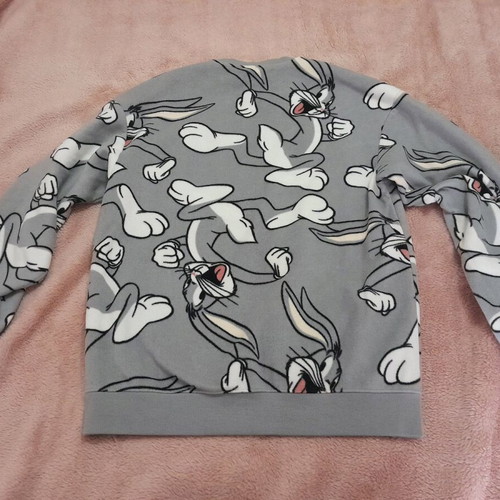 H&M Looney Tunes sweatshirt Small gray like new