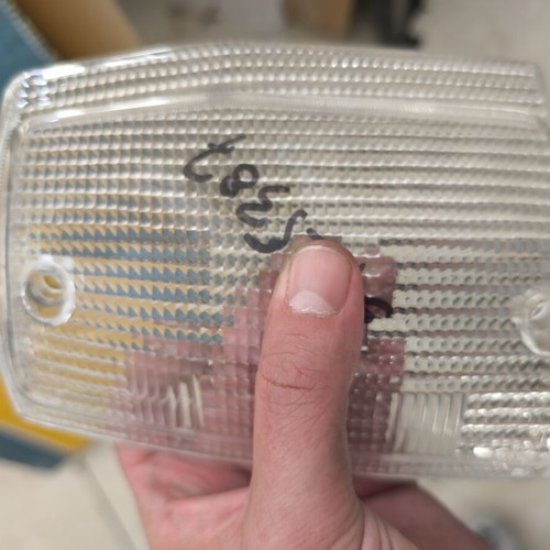 Left flash crystal for Fiat Uno 83-89