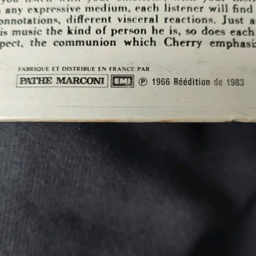 Complete Communion Don Cherry vinyl used