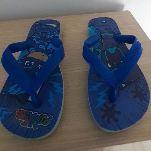 Havaianas children's flip-flops PJ Masks CatBoy Night Ninja size 29-30 like new