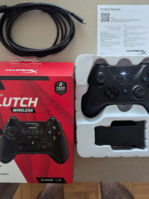HyperX Clutch Wireless Gamepad for PC like new